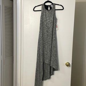 Bar III high low grey dress new with tags!!
